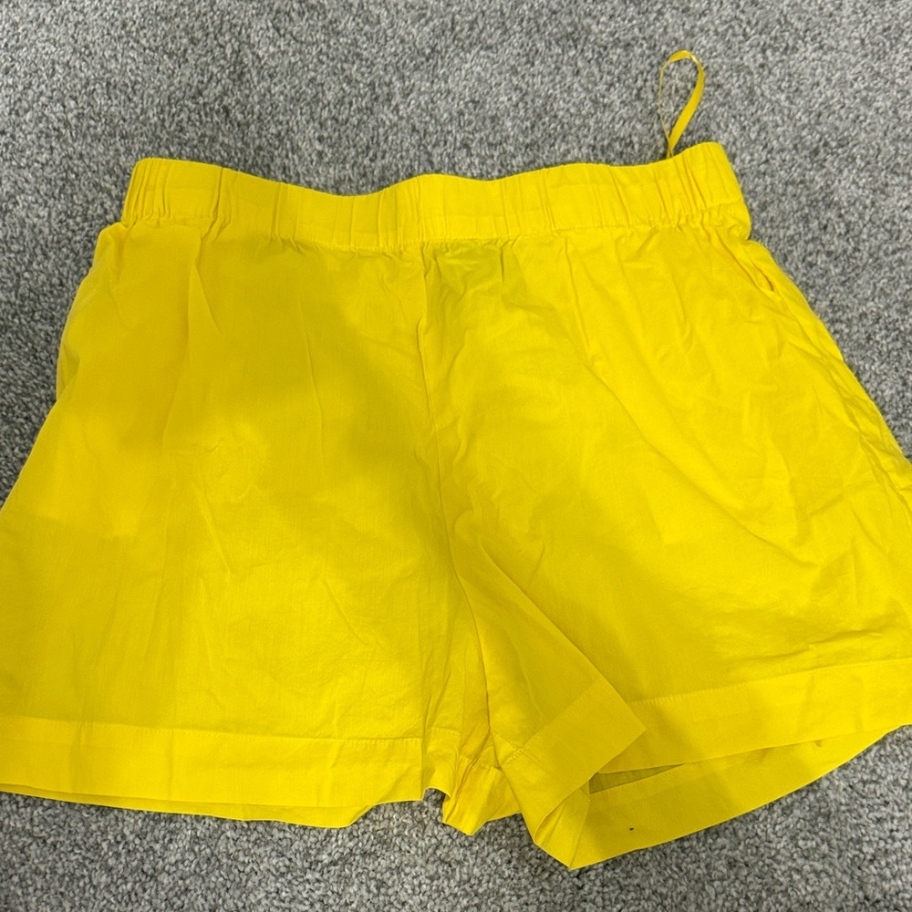 Alex Marie Sunny Yellow Athletic Shorts